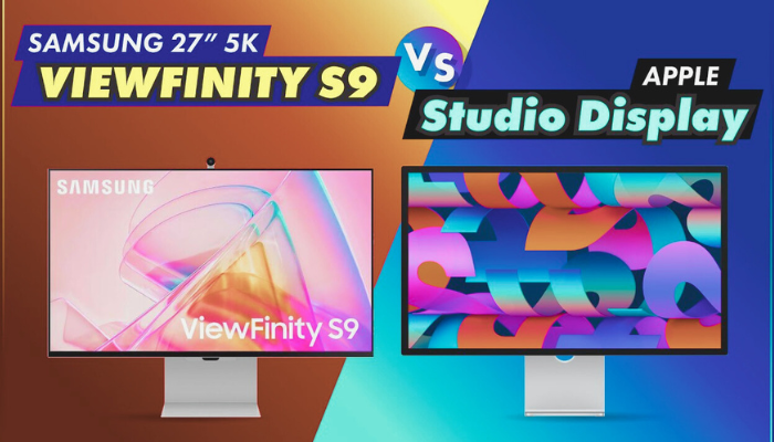 Apple Studio Display vs. Samsung ViewFinity S9 5K